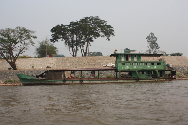 Floating Laotian petrol station, anyone?